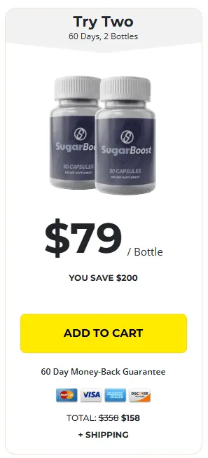 sugarboost 2 bottles price